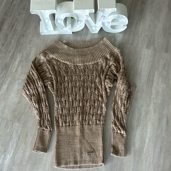 Guess Sparkle Knit Sweater - Picture 1 of 5